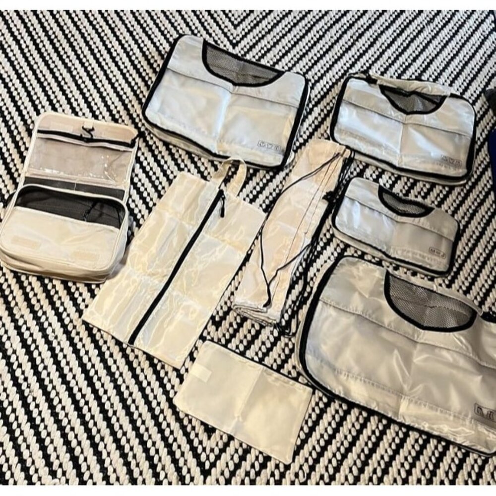 New 8 Set Packing Cubes for Suitcases, Luggage Organizer Bags Set for Carry